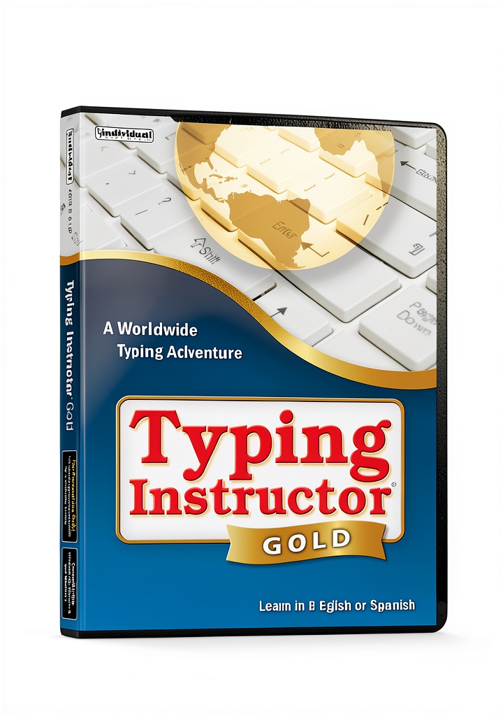 Typing Instructor full-screen lesson on a classroom computer