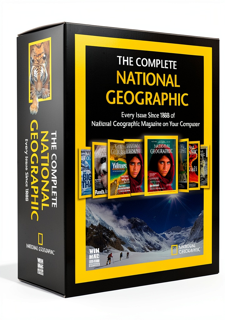 User exploring National Geographic DVD interface on a laptop